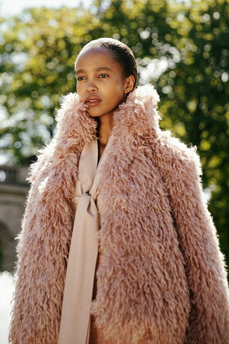 Sly 010 Kastige Faux-Fur Jacke Preisnachlass