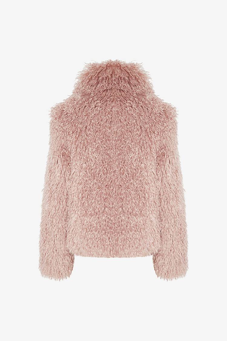 Sly 010 Kastige Faux-Fur Jacke Preisnachlass