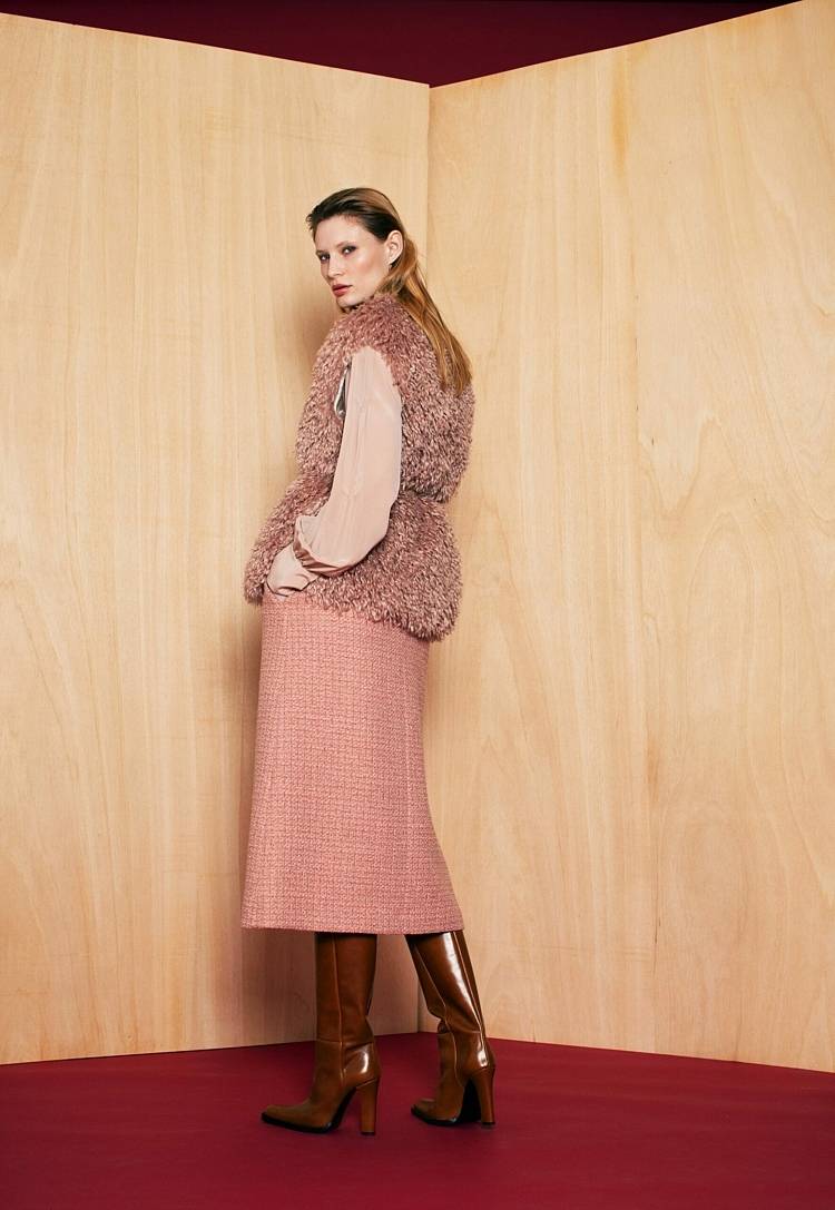 Sly 010 Kastige Faux-Fur Weste Cyber Monday