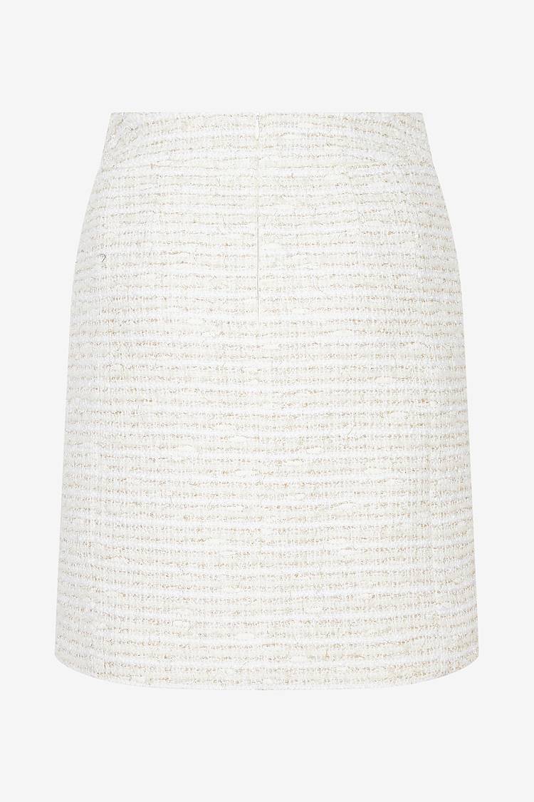 Sly 010 Hoch taillierter Tweed-Minirock Black Friday Preise