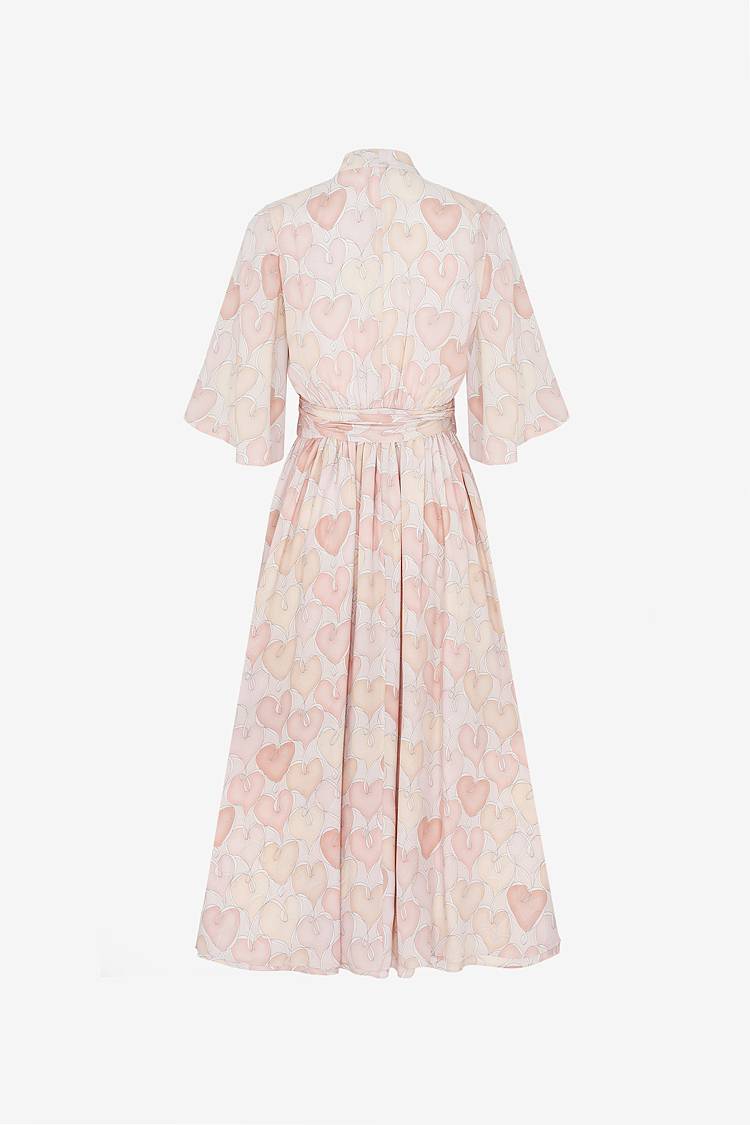Sly 010 Langes Kleid mit Schleife Heißer Verkauf
