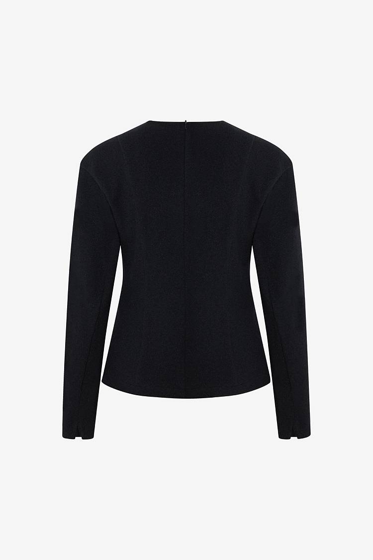 Sly 010 Minimalistisches tailliertes Wolltop Neuheiten