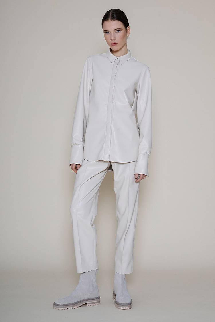 Sly 010 Paperbag Hose in Lederoptik Sonderangebote