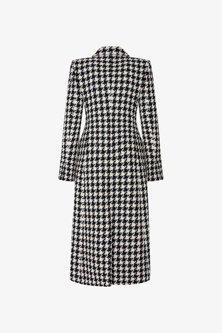 Sly 010 Tailored Coat with Houndstooth Pattern Günstig kaufen