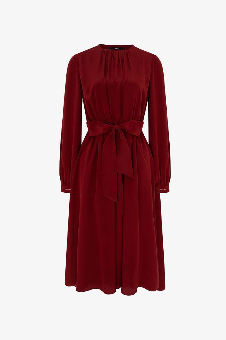 Sly 010 Feminines Seidenkleid Online Shopping