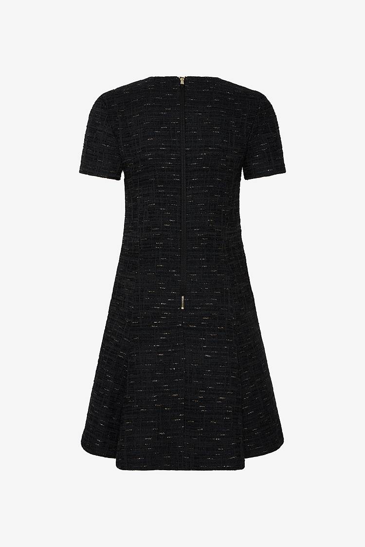 Sly 010 Kurzes Tweed-Kleid in A-Linie Tägliche Deals