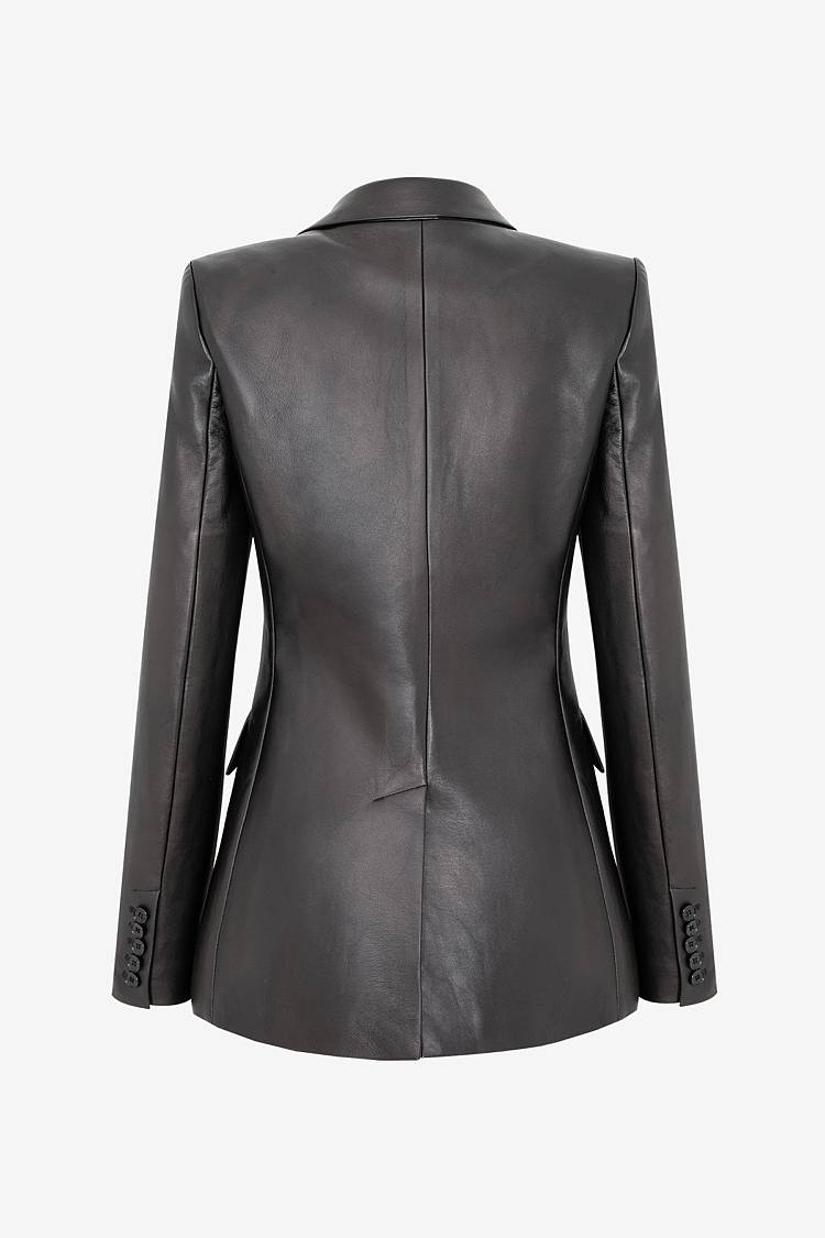 Sly 010 Taillierter Blazer aus Leder Neueste Stile