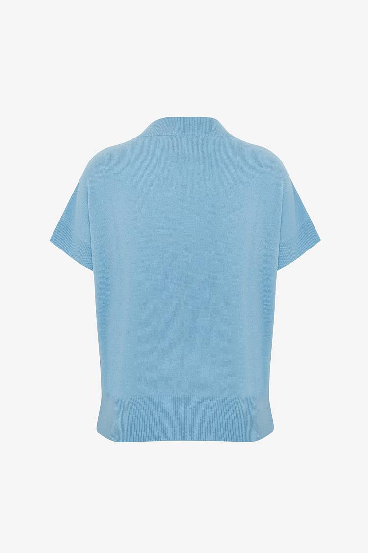 Sly 010 Kashmir Pullover mit kurzen Ärmeln 50% Rabatt mit kostenlosem Versand