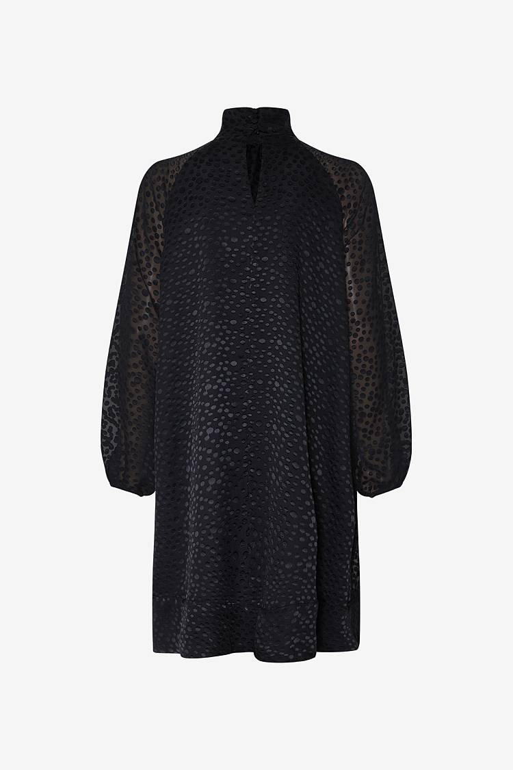 Sly 010 Polka Dot Kleid mit Stehkragen Top Angebot
