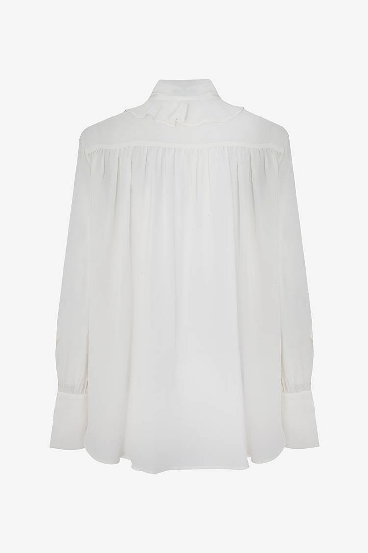 Sly 010 Seidenbluse mit Schluppe Riesige Ersparnisse