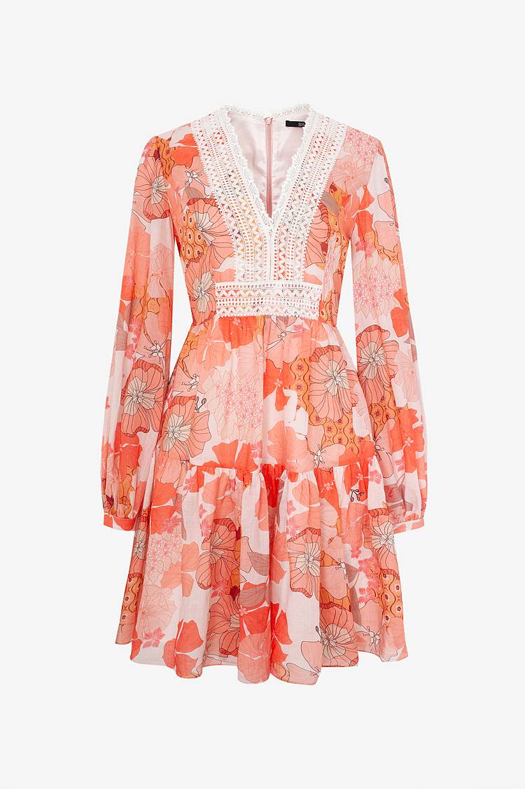 Sly 010 Blumenbedrucktes Kleid Günstiger Verkauf