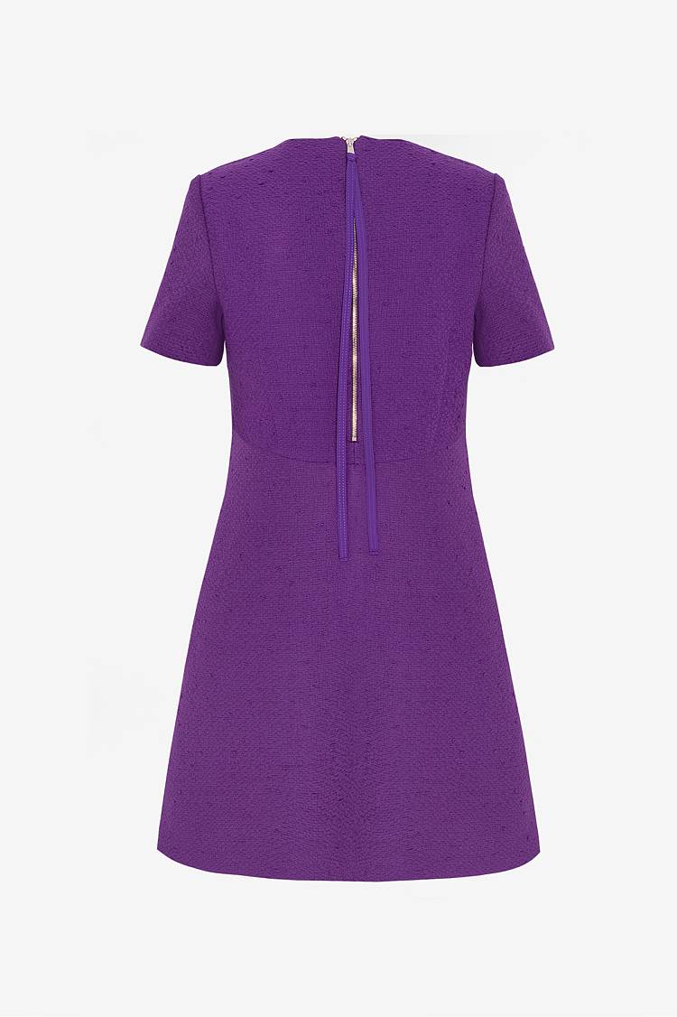 Sly 010 Schlichtes Tweedkleid mit Seitentaschen Flash Sale
