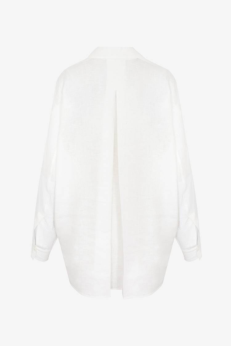 Sly 010 Baumwollbluse mit offenem Hemdkragen Online Shopping