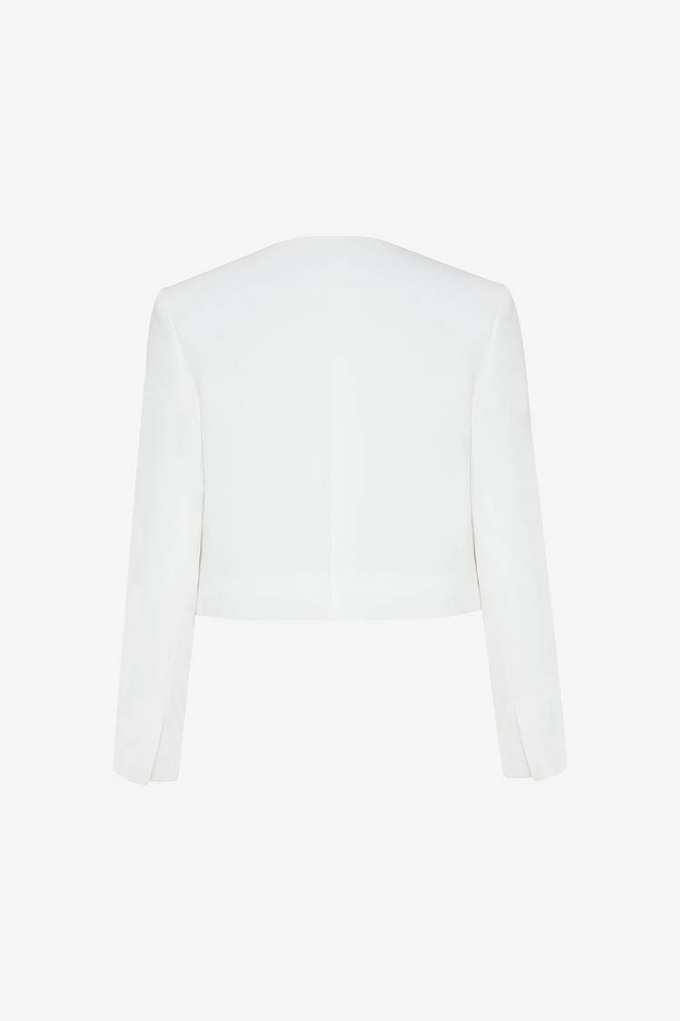Sly 010 Kurze Jacke aus Crêpe-Envers-Satin Cyber Monday