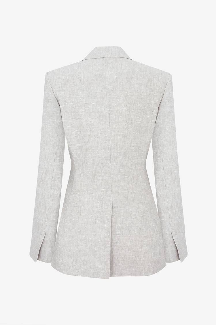 Sly 010 Blazer mit Volant aus Leinengemisch Osterangebot