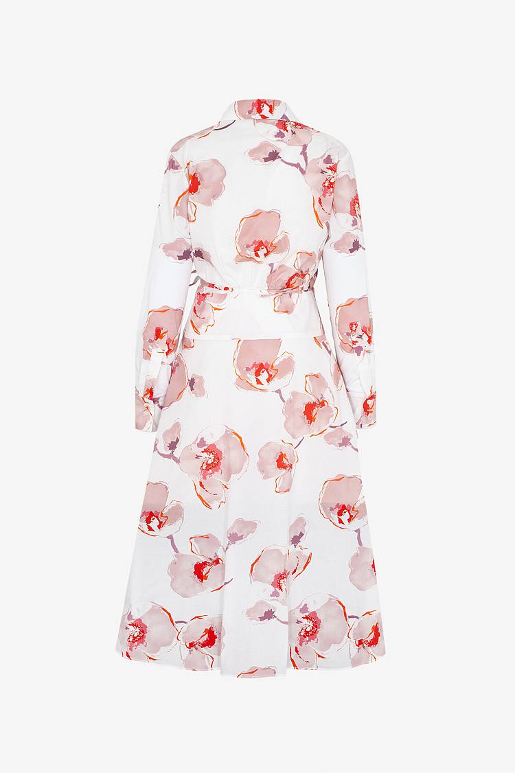 Sly 010 Midi-Wickelkleid aus Baumwolle mit Blumendruck Nur für heute