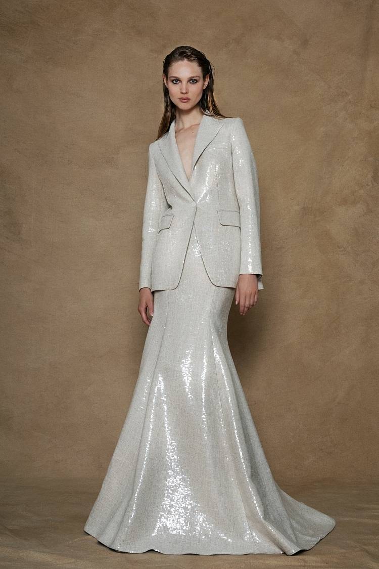 Sly 010 Langer Blazer mit Pailetten Hotsell