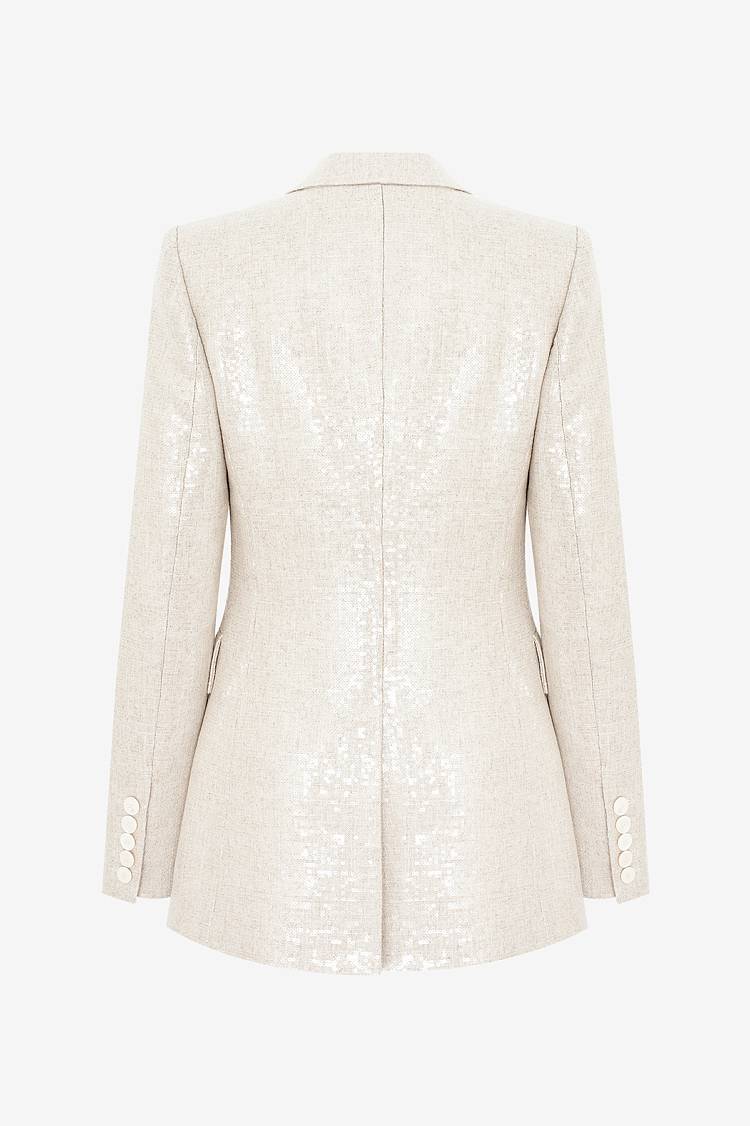 Sly 010 Langer Blazer mit Pailetten Hotsell