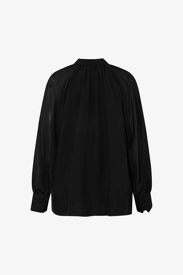 Sly 010 Geknöpfte Schluppenbluse Sonderangebot