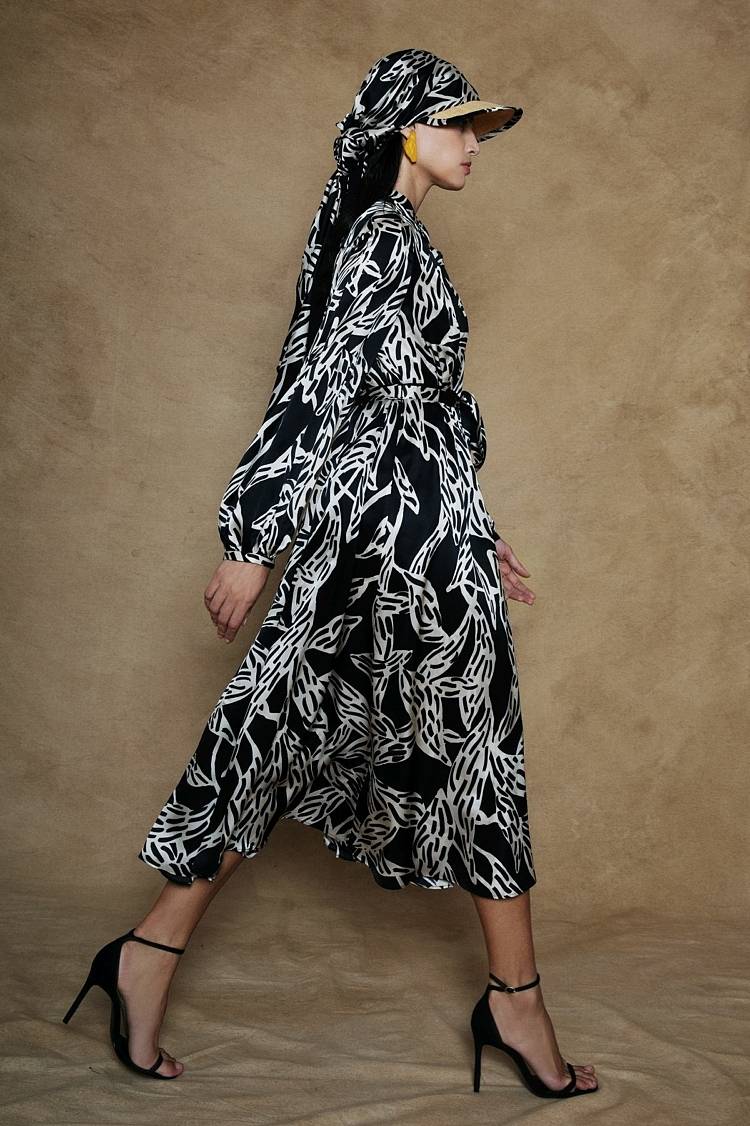 Sly 010 Midikleid aus Seide Weihnachtsangebot