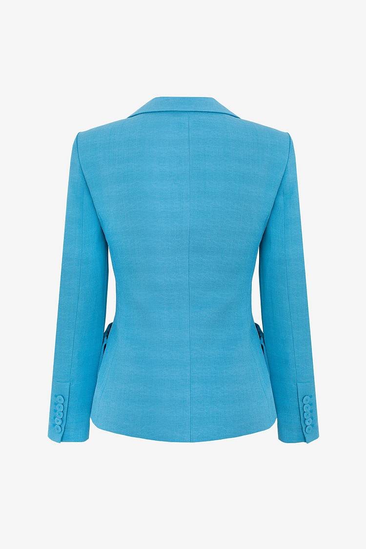 Sly 010 Einreihiger Blazer aus Crêpe-envers-Satin Valentinstagsangebot