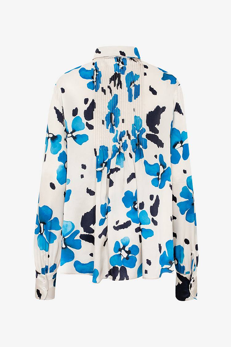 Sly 010 Seidenbluse mit floralem Print Jubiläumsangebot