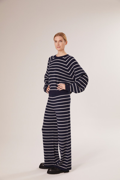 Sosue Stripe Knit Jogger Stripes Clearance-Verkauf