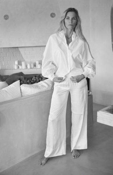 Sosue Bluse Antonia Slim White Auslauf
