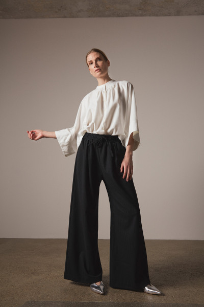 Sosue Pants Pinstripe Black Saisonschlussverkauf