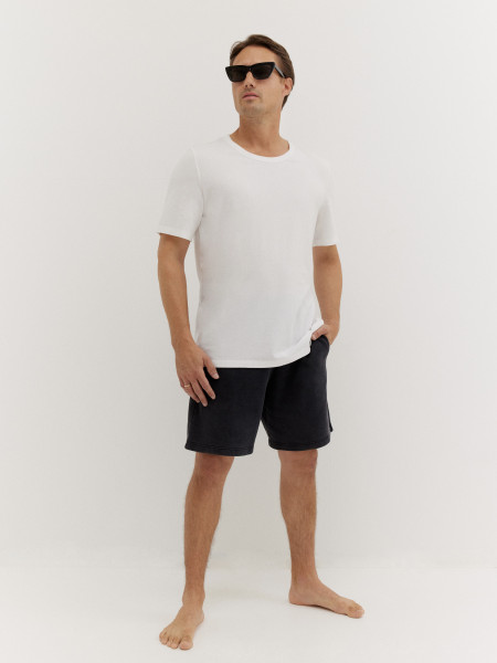 Sosue Short Cotton Black Neueste Mode