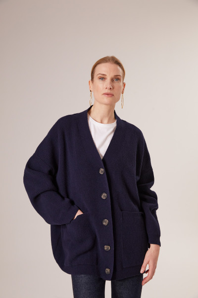 Sosue Rip Cardigan darkblue Wochenangebot