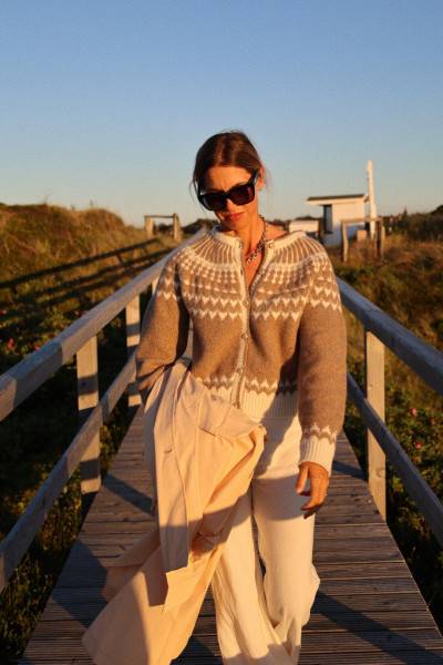 Sosue Jacket Norweger Vintage Beige Vatertagsangebot