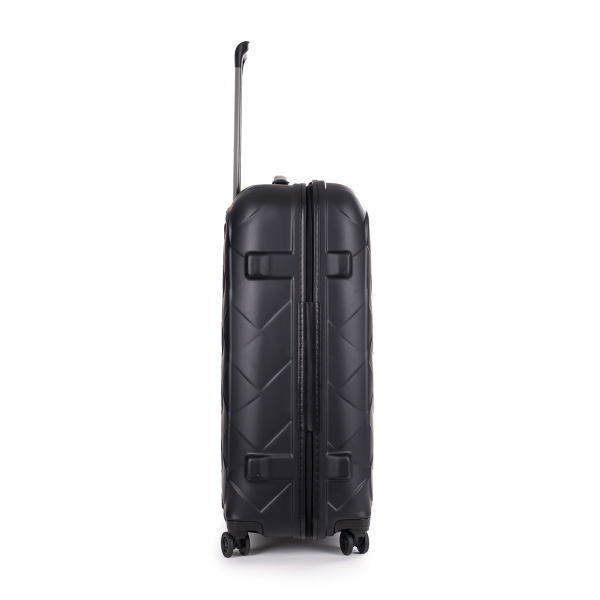 Stratic Leather&More - Hartschalen-Koffer L (bis 76cm), 4 Rollen, TSA Schloss matt black Kostenloser Versand international