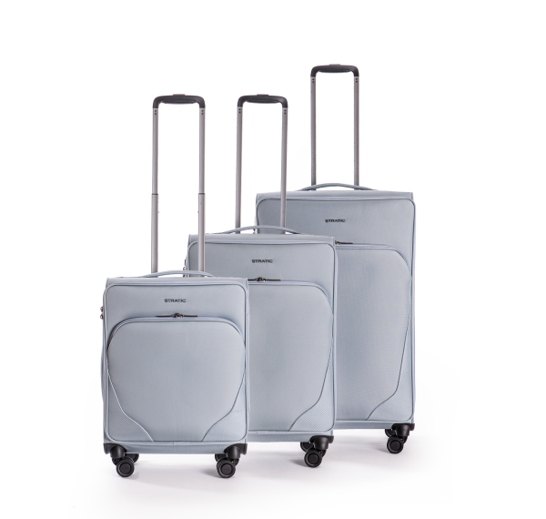 Stratic Mix - Koffer-Set 3-teilig (S, M, L) steel Versandkostenfrei