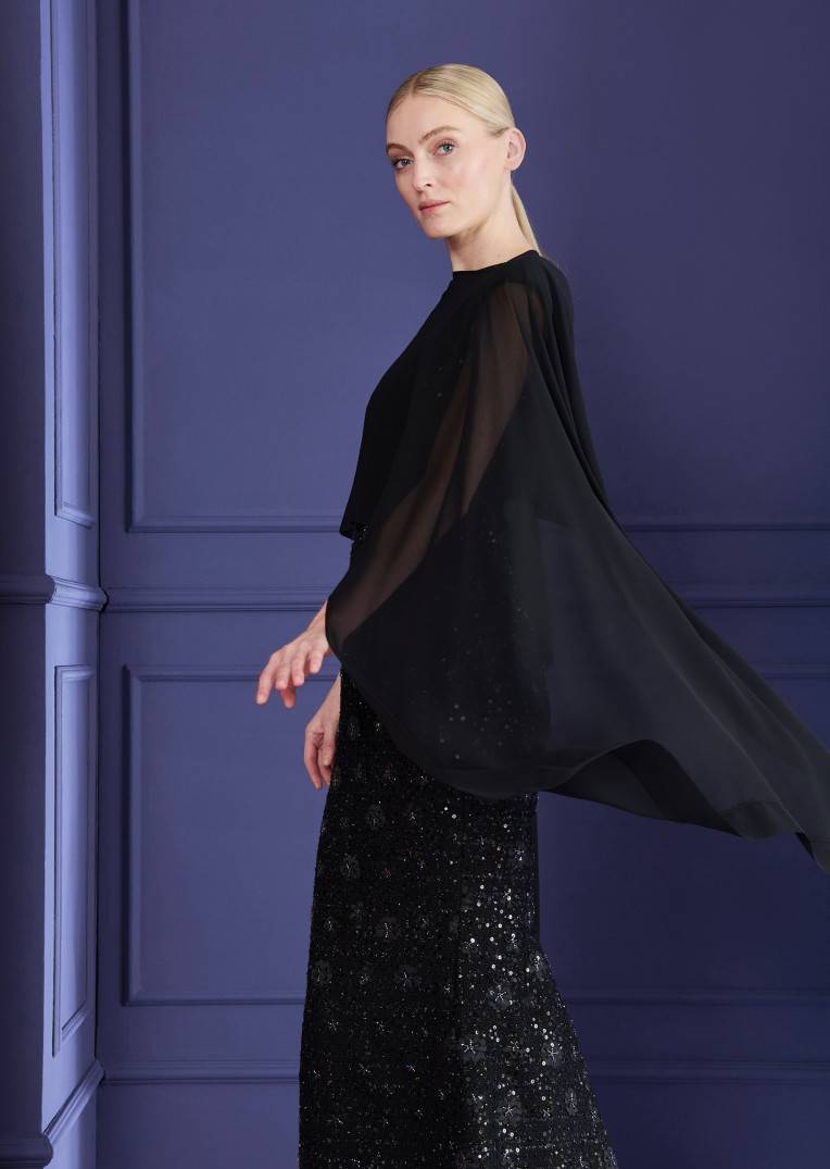 Talbot Runhof Poncho Cia1 Saisonschlussverkauf