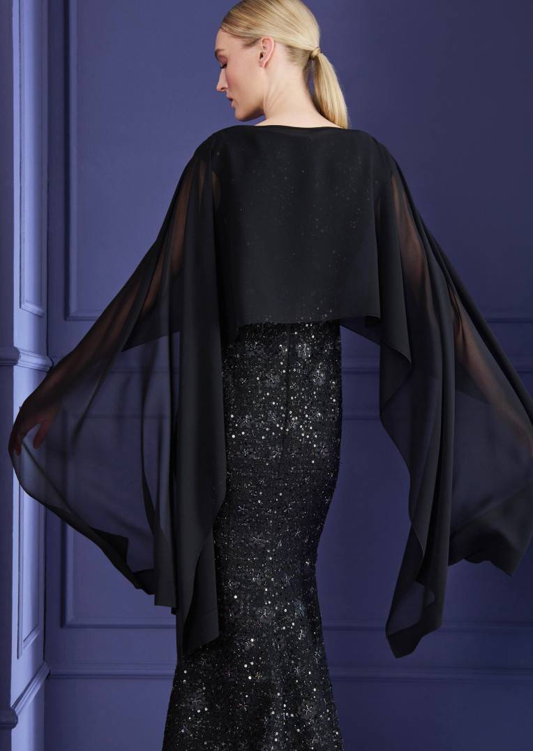 Talbot Runhof Poncho Cia1 Saisonschlussverkauf