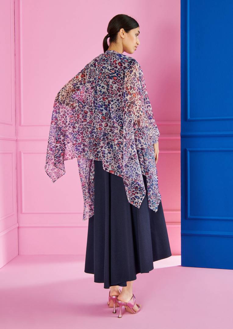 Talbot Runhof Poncho Hint5 Online Outlet