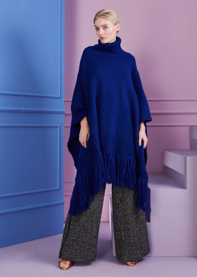 Talbot Runhof Poncho PadmaPoncho1 Heißer Verkauf