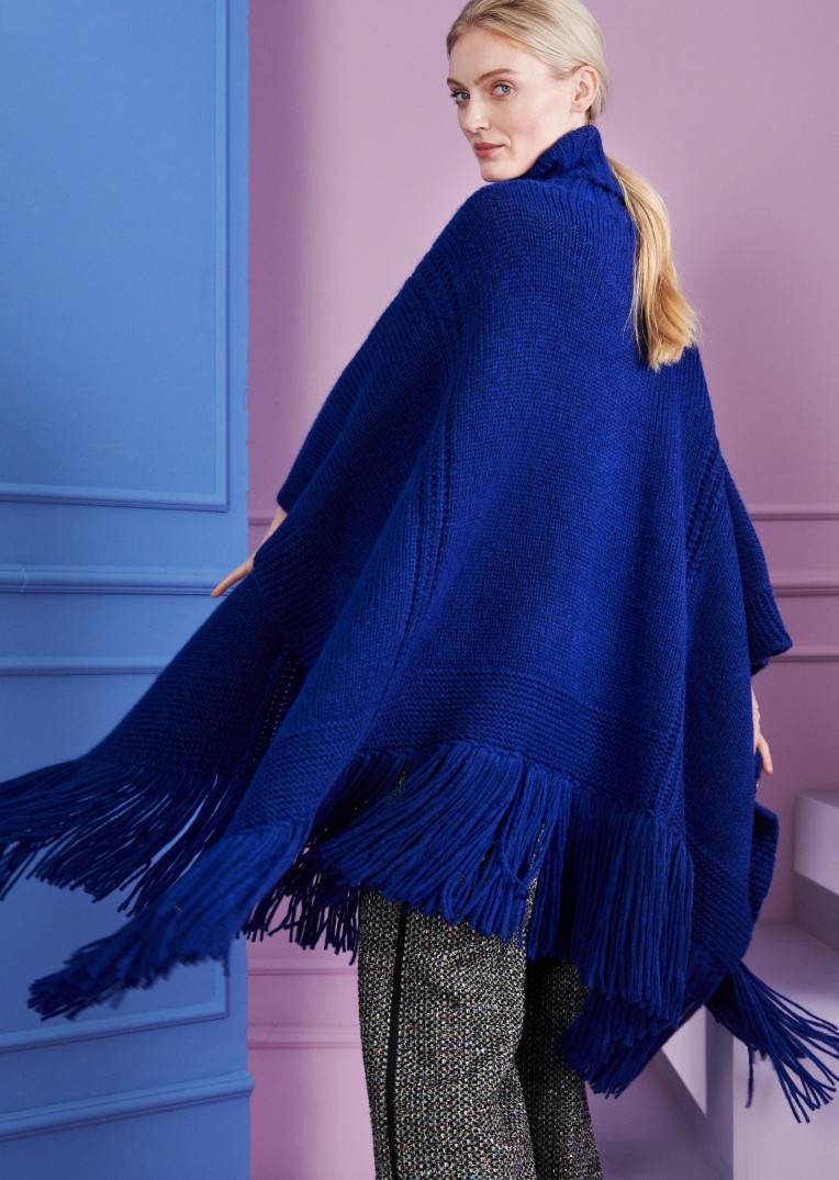 Talbot Runhof Poncho PadmaPoncho1 Heißer Verkauf