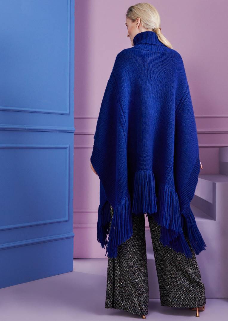 Talbot Runhof Poncho PadmaPoncho1 Heißer Verkauf