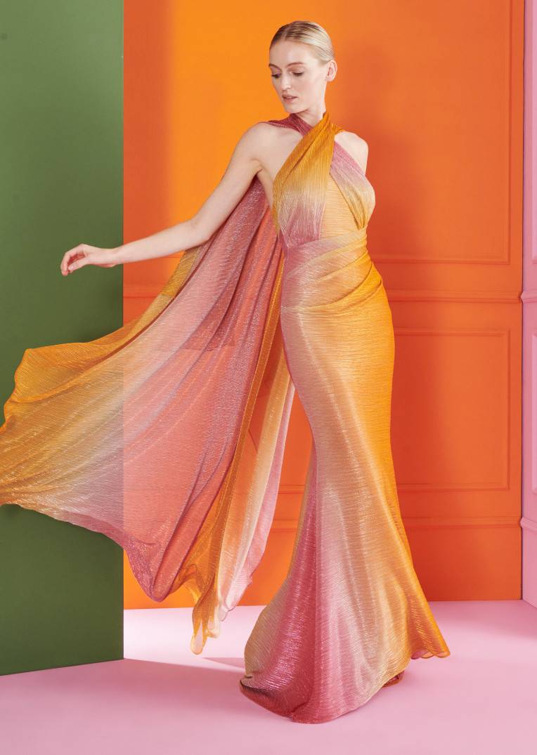 Talbot Runhof Abendkleid Kordon2 Fabrikverkauf