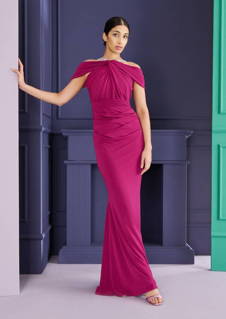 Talbot Runhof Abendkleid Morelle1 Bis zu 55% Rabatt