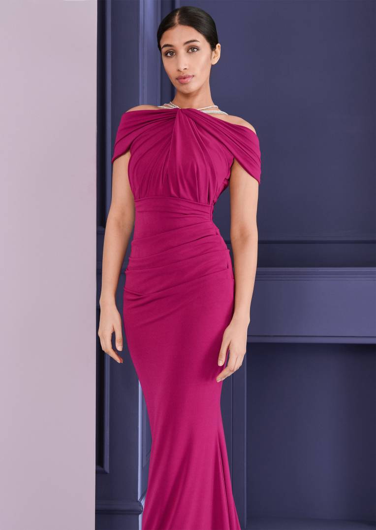 Talbot Runhof Abendkleid Morelle1 Bis zu 55% Rabatt