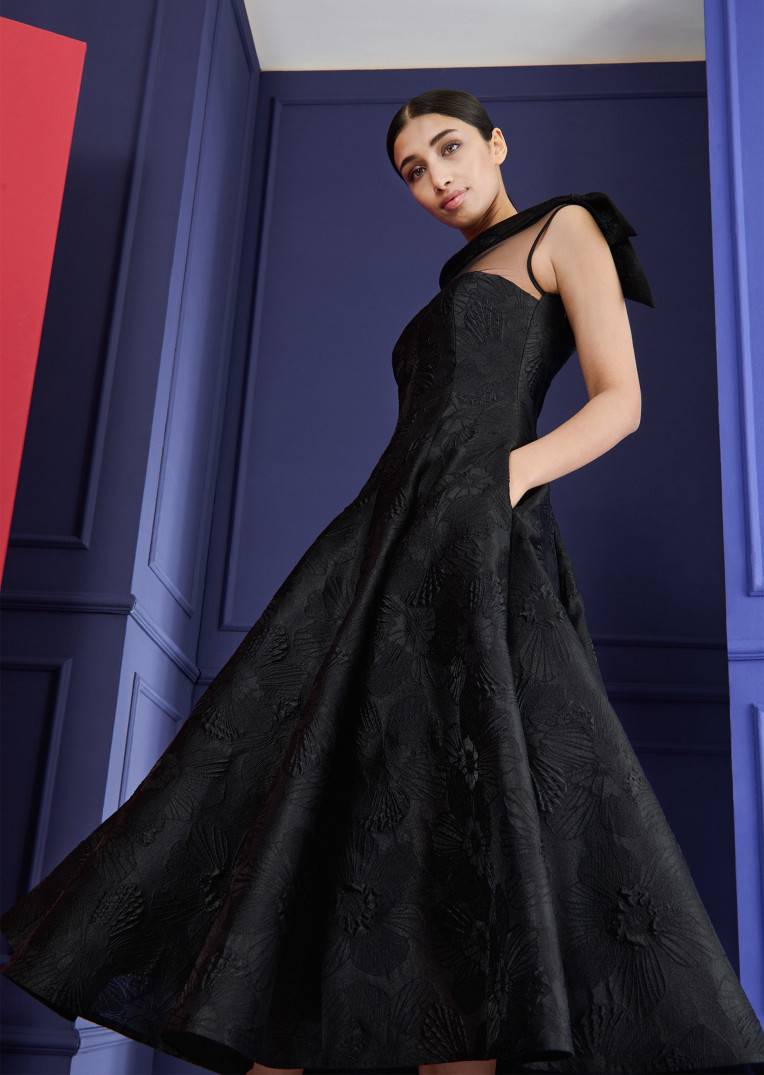 Talbot Runhof Midikleid Modesta1 Kostenloser Versand international