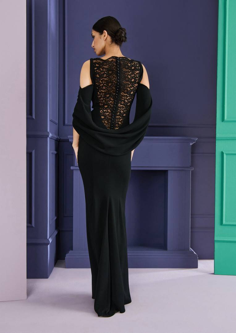 Talbot Runhof Abendkleid Ponceau13 Osterangebot