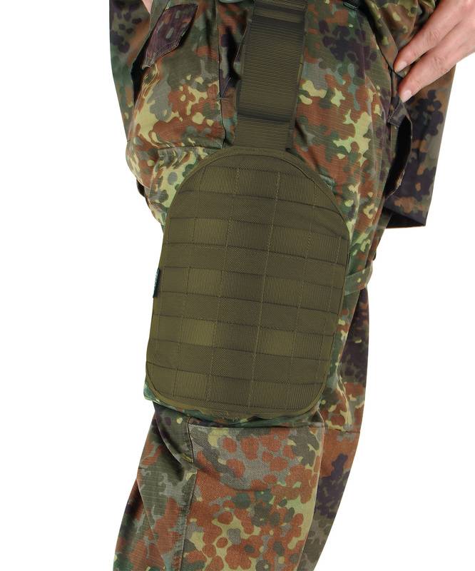 Tasmanian Tiger TT Leg Base			Beinplatte mit MOLLE-System Nur noch ein Tag übrig