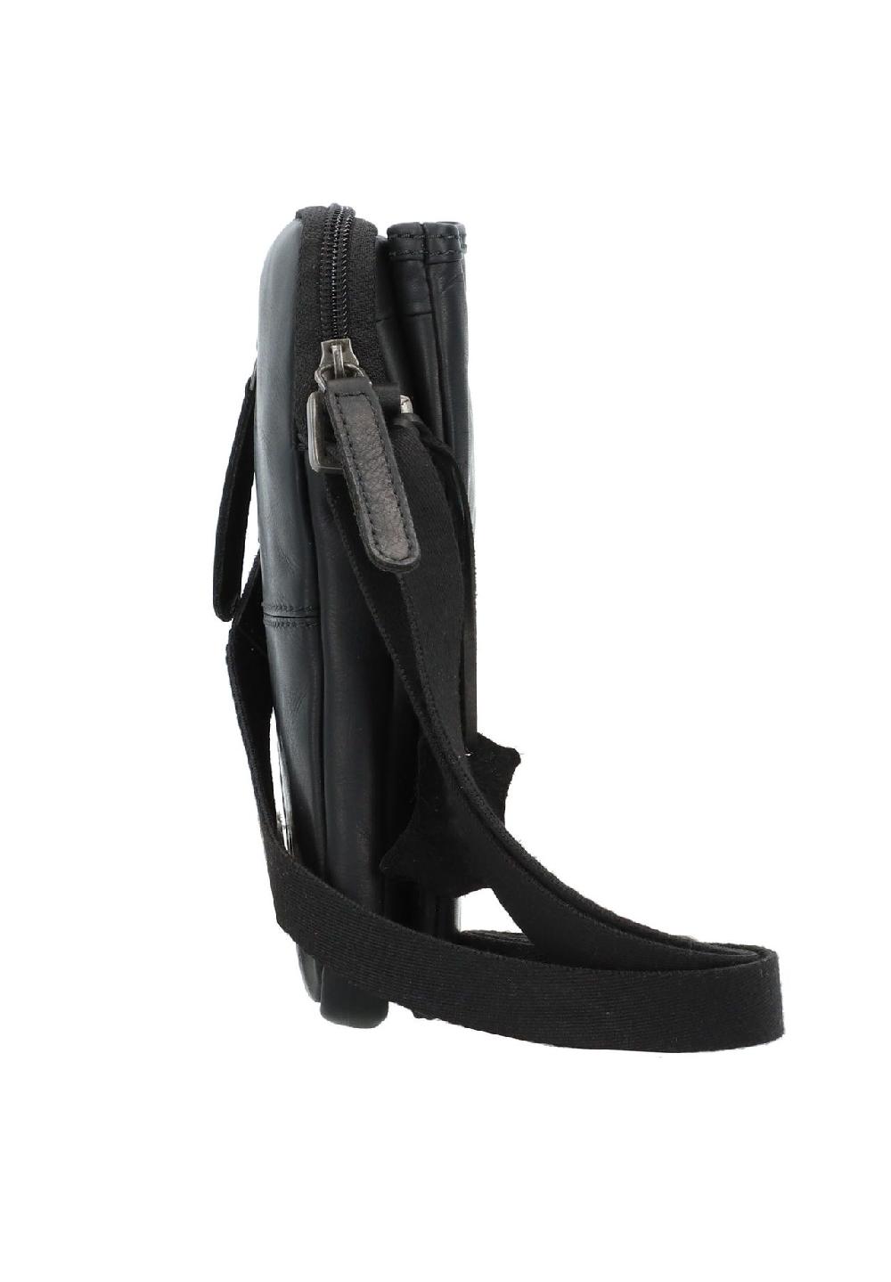 GREEN BURRY Pure Black Pure Black Handytasche Leder 11 cm Online Outlet