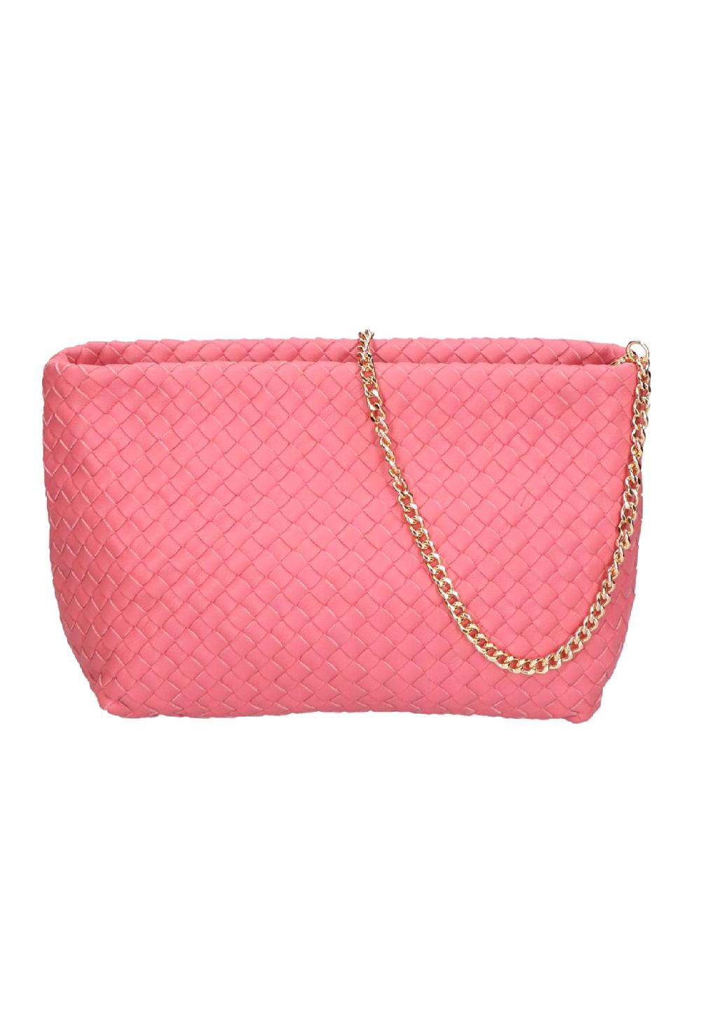 Gave Lux Shultertasche Women's shoulder bag in genuine nappa leather with woven texture. Equipped with removable chain shoulder strap. Handcrafted Italian product. Made in Italy Kostenloser Versand