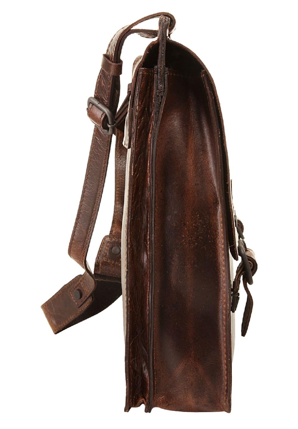 HAROLD'S Aberdeen Messenger ABERDEEN Echt Leder Begrenztes Angebot