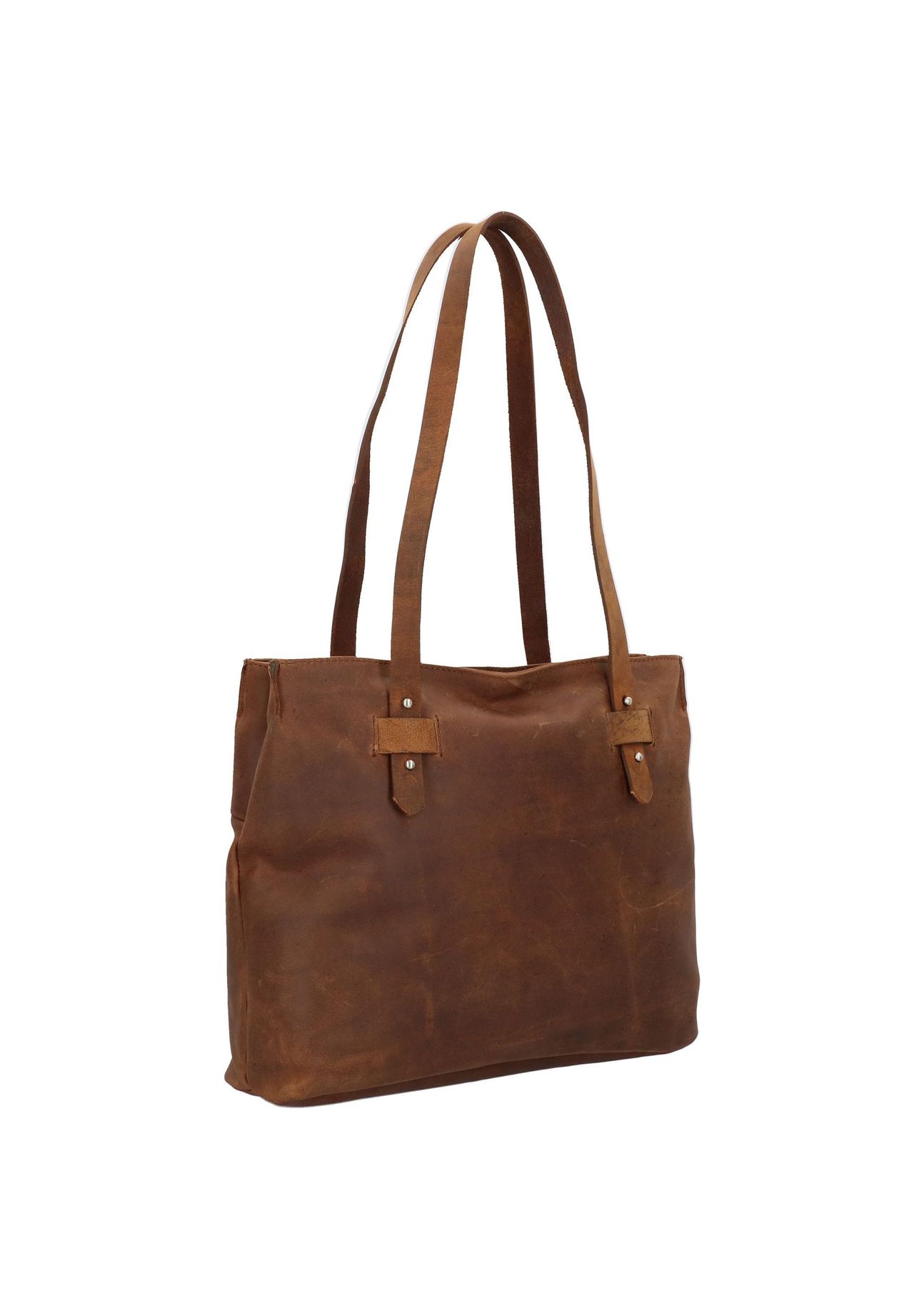 HAROLD'S Antik Antik Schultertasche Leder 37 cm Saisonschlussverkauf